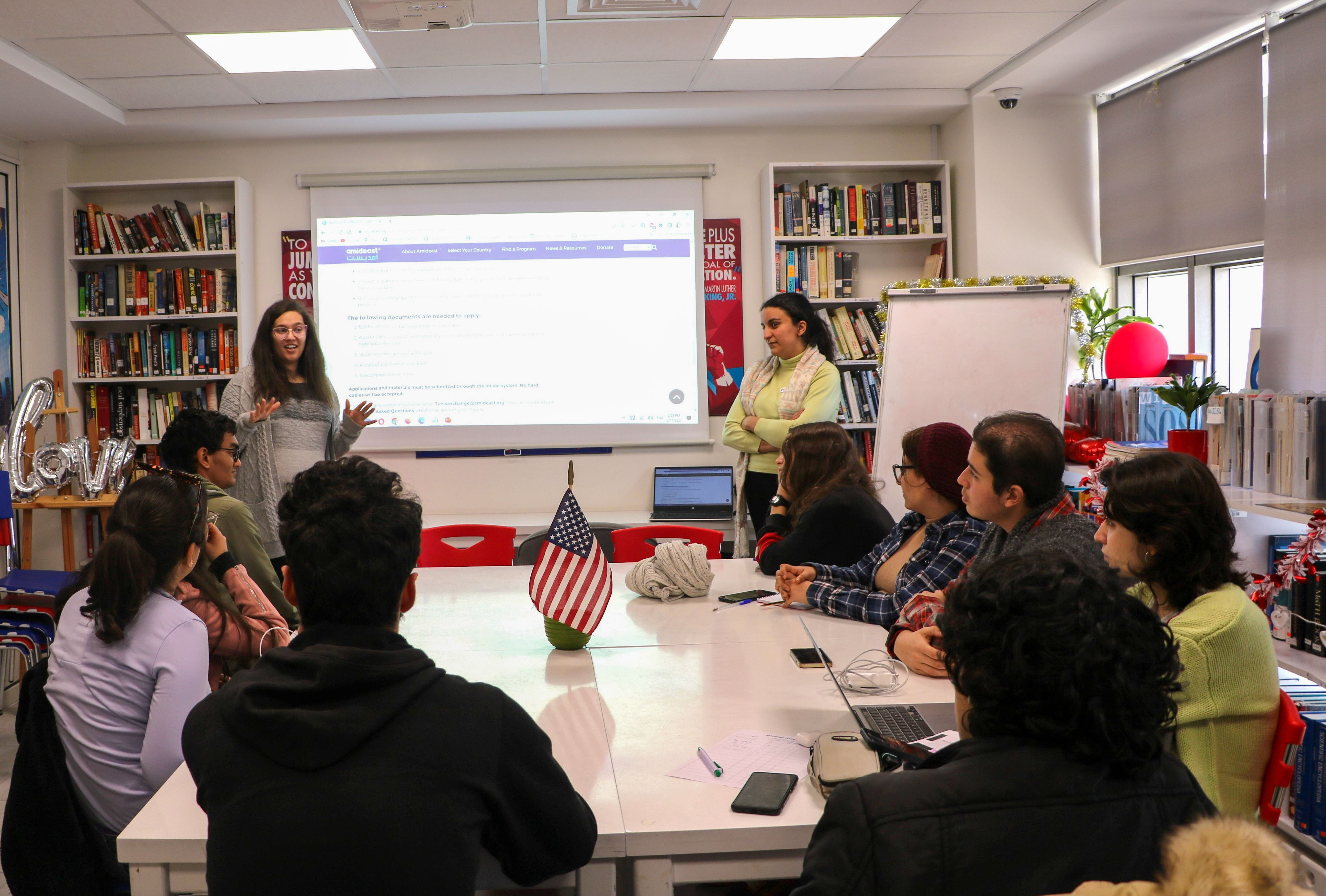 American Corners Amideast Tunisia